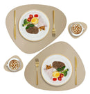 Faux Leather Placemats (Set of 2 + Coasters) – Waterproof & Stylish Table Protection
