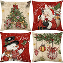 Capa de almofada de Natal de 45 cm para decoração festiva de casa.