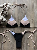 2023 Sexy Bikini Multicolor Swimsuit Women Swimwear Push Up Ribbed Bikini Set Brazilian Bathing Suit Beach Wear Bather Biquini