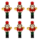 Conjunto de 6 argolas para guardanapos natalinos