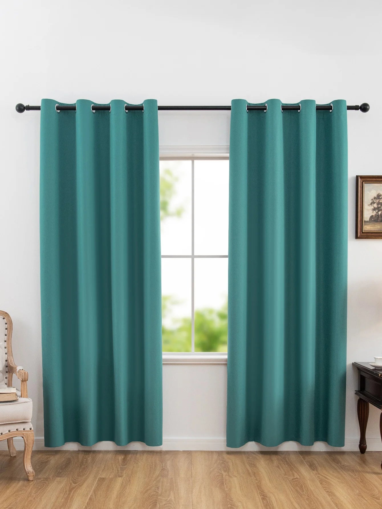 Solid Blackout Curtain with Grommets – Full Privacy and Stylish Comfort
