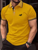 Nova camisa polo clássica para homem