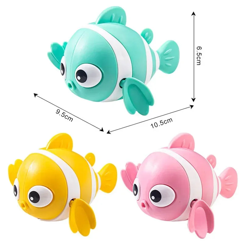 Clownfish Bath Toy – Floating Wind-Up Fish for Babies & Toddlers