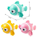 Brinquedo de Banho Peixe-Palhaço – Peixe Flutuante de Corda para Bebés e Crianças Pequenas