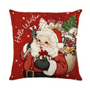 Capa de almofada de Natal de 45 cm para decoração festiva de casa.