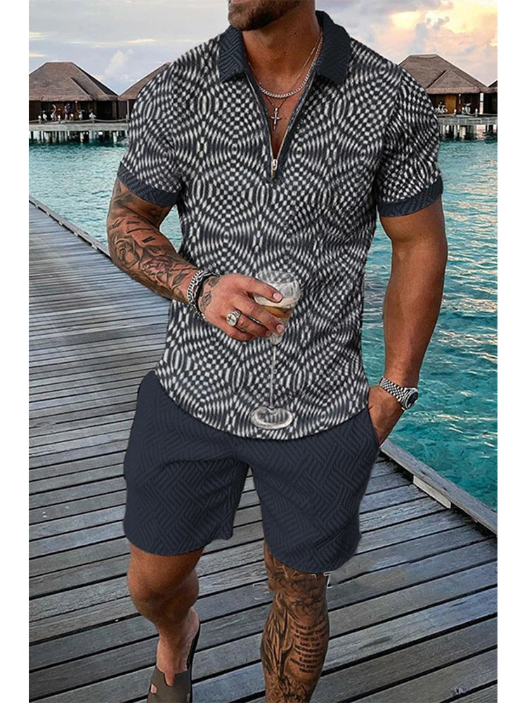Men’s Summer Polo Set – Casual Comfort with a Modern Touch