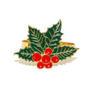 Anéis de guardanapo de Natal com estampado de Quebra-Nozes e Homem-Biscoito!