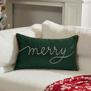Capa de Almofada de Natal 30x50cm com Toque Elegante e Acolhedor
