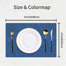 Olanly Cotton Linen Table Mat – Non-Slip, Heat-Resistant Nordic Style Placemat