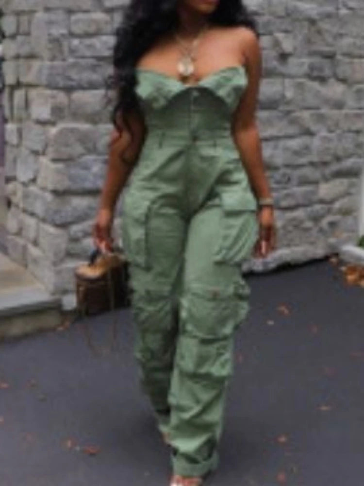 Women’s Cargo Jumpsuit – Confidence, Comfort & Style in One Piece
