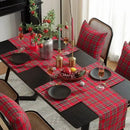 Individual de mesa retangular xadrez clássico