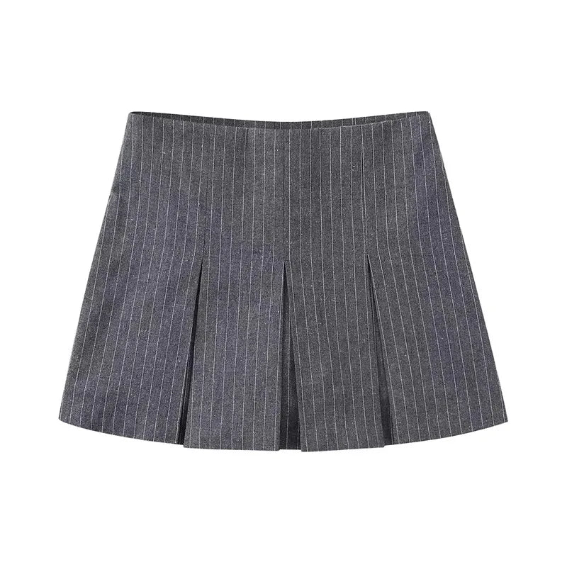 High Waist Pleated Skirt-Shorts – Casual and Versatile Style for Summer