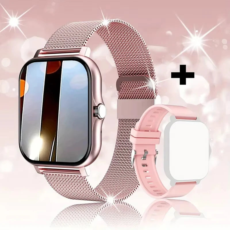 Smartwatch – Full Touch Screen, Fitness Tracker, Bluetooth Calls, Waterproof
