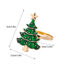 Anéis de guardanapo de Natal