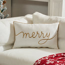 Capa de Almofada de Natal 30x50cm com Toque Elegante e Acolhedor