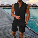 Men’s Striped Summer Set – Lightweight Style for Beach Days