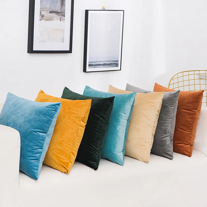 Velvet Throw Pillow Cover – Soft, Stylish & Affordable Home Touch