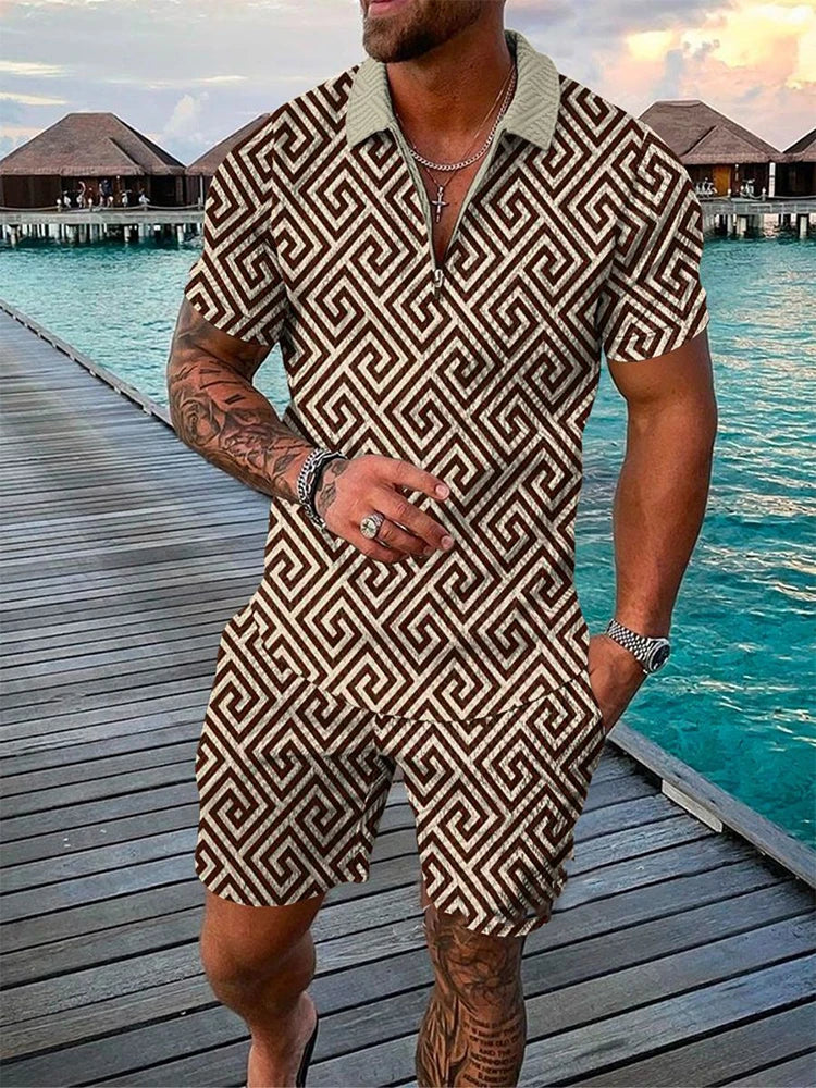 Men’s Summer Polo Set – Casual Comfort with a Modern Touch