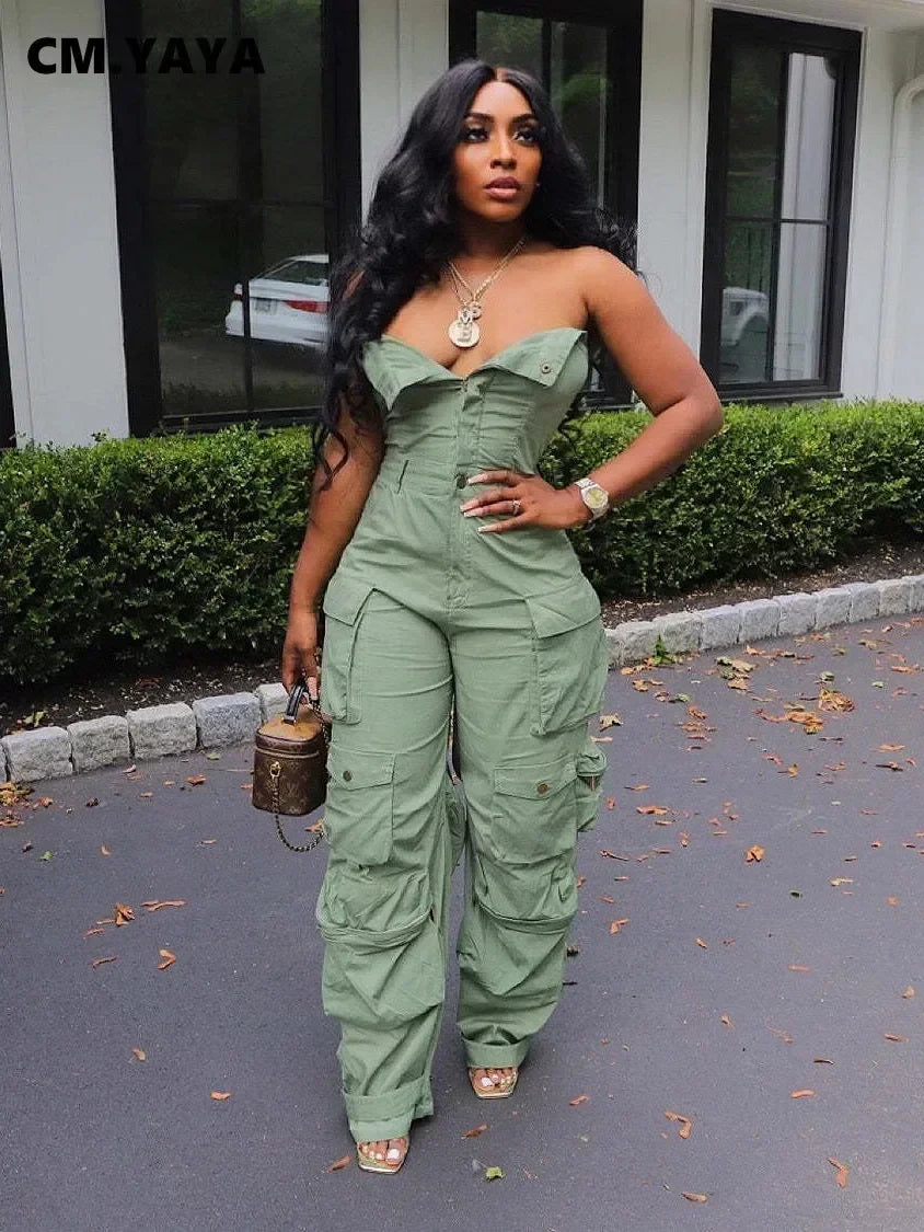 Women’s Cargo Jumpsuit – Confidence, Comfort & Style in One Piece