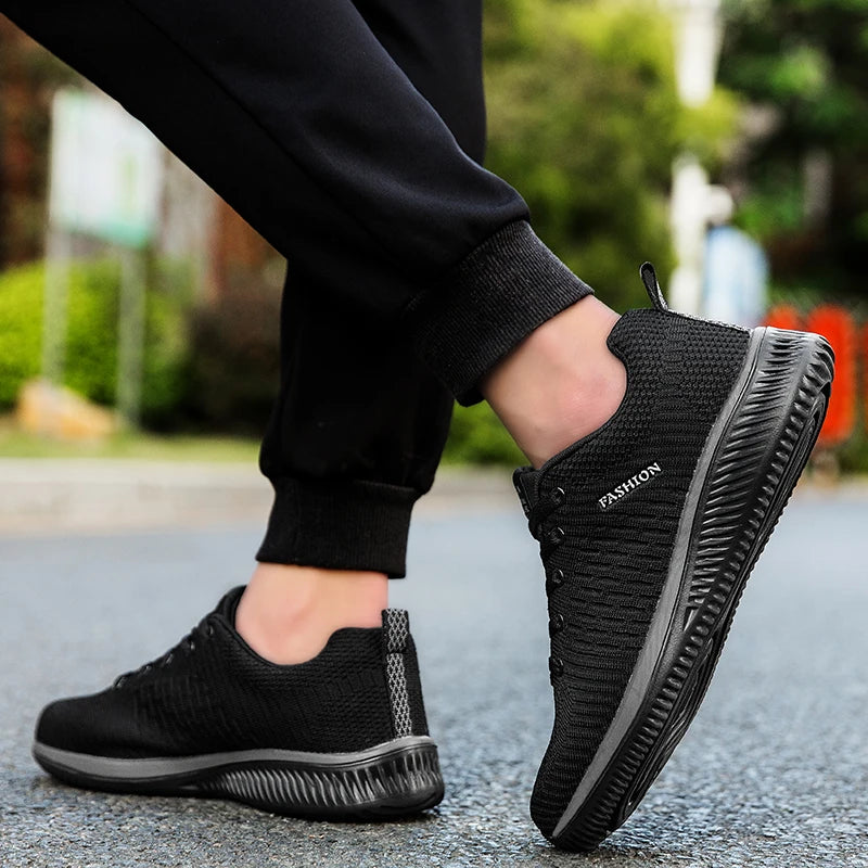 Men’s Knit Sneakers – Lightweight, Breathable & Versatile for Running and Everyday