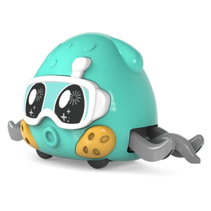 Fun Wind-Up Retractable Crab Toy – Pull-Back Action for Babies & Toddlers