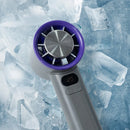 Mini Handheld Fan 120 Speed Portable Bladeless Desktop Fans Rechargeable Instant Cooling With Ice Mode For Men Women New