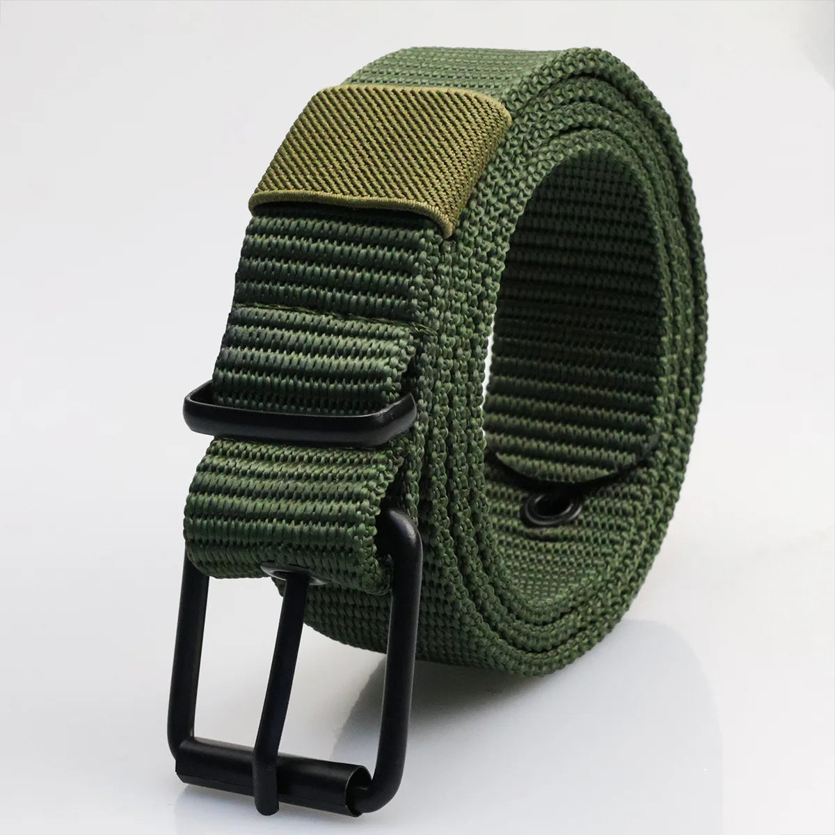 Men’s Canvas Belt with Metal Pin Buckle – Casual, Durable & Versatile Style