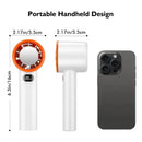 Mini Handheld Fan 120 Speed Portable Bladeless Desktop Fans Rechargeable Instant Cooling With Ice Mode For Men Women New