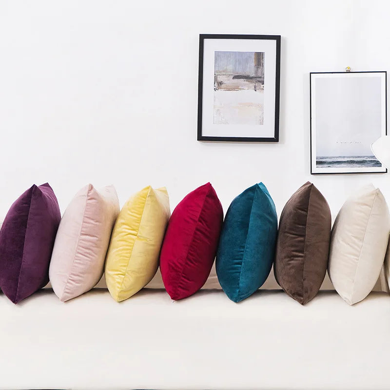 Velvet Throw Pillow Cover – Soft, Stylish & Affordable Home Touch