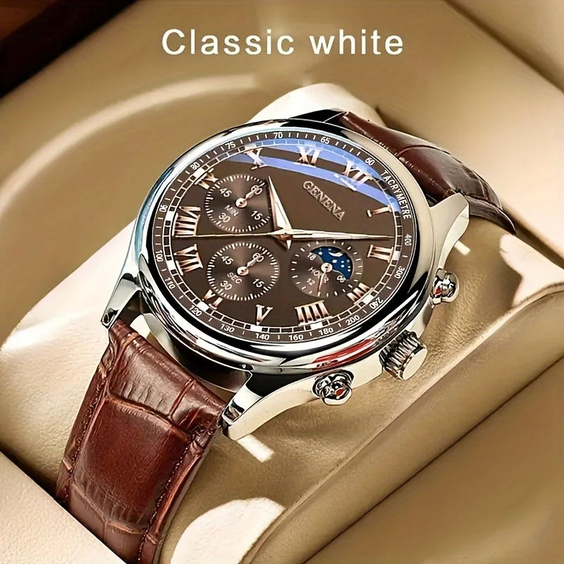 Men’s Elegant Quartz Watch – Affordable Style & Everyday Durability