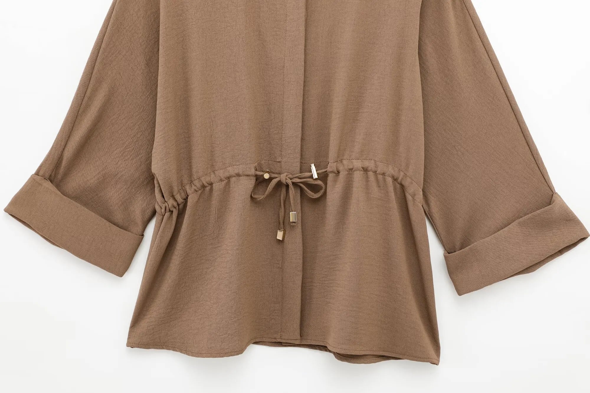 Pop Women Kimono Style Blouse Pant Sets Long Sleeve Lace Up Shirt Loose Casual Elastic Waist Trousers Spring Lady Outfit