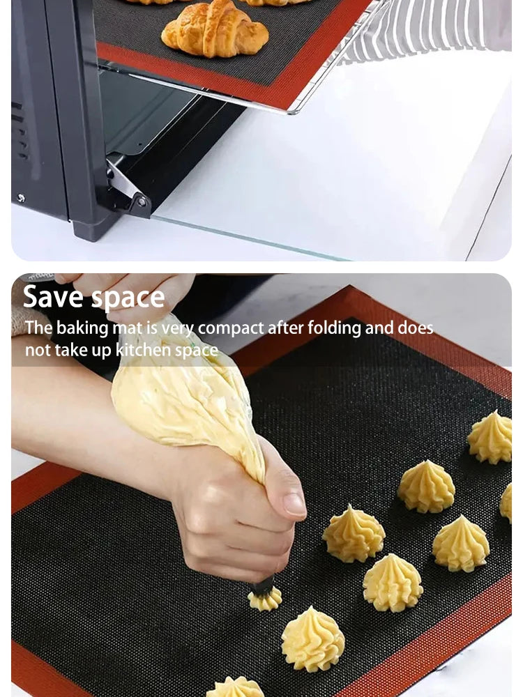 30x40cm Silicone Grill Mat – Breathable Baking Tray for Oven
