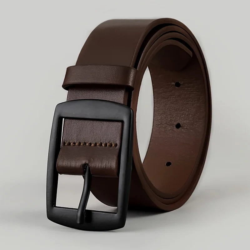 Elegant PU Leather Belt – Unisex Luxury Waist Strap for Jeans and More