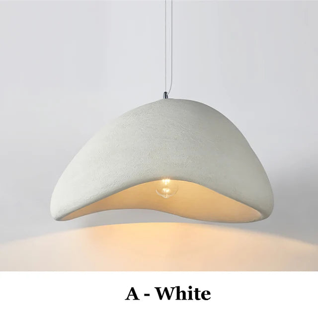 Nordic Wabi Sabi Pendant Lamp – Modern Handmade Charm for Your Home