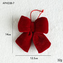 Sino de Natal vermelho aveludado, um clássico encanto natalício para a sua casa!