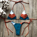 2023 Sexy Bikini Multicolor Swimsuit Women Swimwear Push Up Ribbed Bikini Set Brazilian Bathing Suit Beach Wear Bather Biquini
