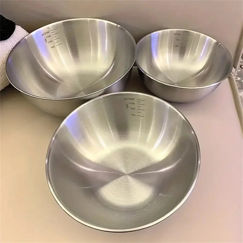 Stainless Steel Mixing Bowl – Durable, Versatile & Kitchen-Ready