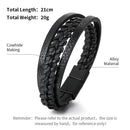 Pulseira masculina vintage moderna