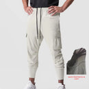 Calça desportiva camuflada para homem – leve, elástica e de secagem rápida.