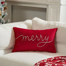 Capa de Almofada de Natal 30x50cm com Toque Elegante e Acolhedor