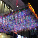 As luzes LED em forma de pendente de gelo transformam todas as noites num sonho de Natal!