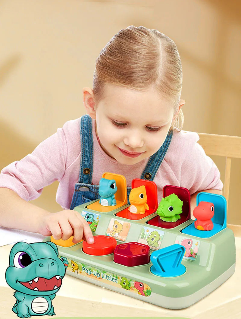 Interactive Pop-Up Educational Toy – Cause and Effect Learning for Toddlers and Preschoolers