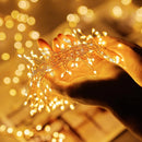 As luzes de Natal LED em formato de fogo de artifício trazem alegria e aconchego neste Natal! 