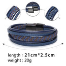 Pulseira masculina vintage moderna