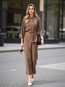 Conjunto casual de duas peças para mulher – Estilo descomplicado e conforto para o dia a dia