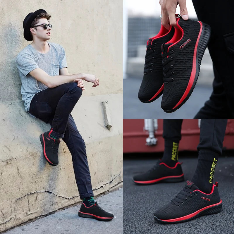 Men’s Knit Sneakers – Lightweight, Breathable & Versatile for Running and Everyday