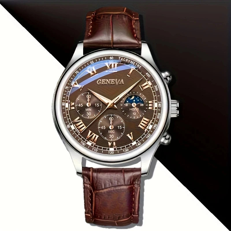Men’s Elegant Quartz Watch – Affordable Style & Everyday Durability