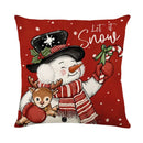 Capa de almofada de Natal de 45 cm para decoração festiva de casa.