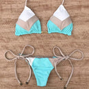 2023 Sexy Bikini Multicolor Swimsuit Women Swimwear Push Up Ribbed Bikini Set Brazilian Bathing Suit Beach Wear Bather Biquini