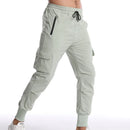 Calça desportiva camuflada para homem – leve, elástica e de secagem rápida.